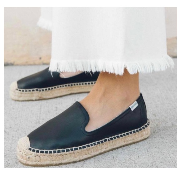Soludos Shoes - Soludos Smoking Espadrille Platform Shoes